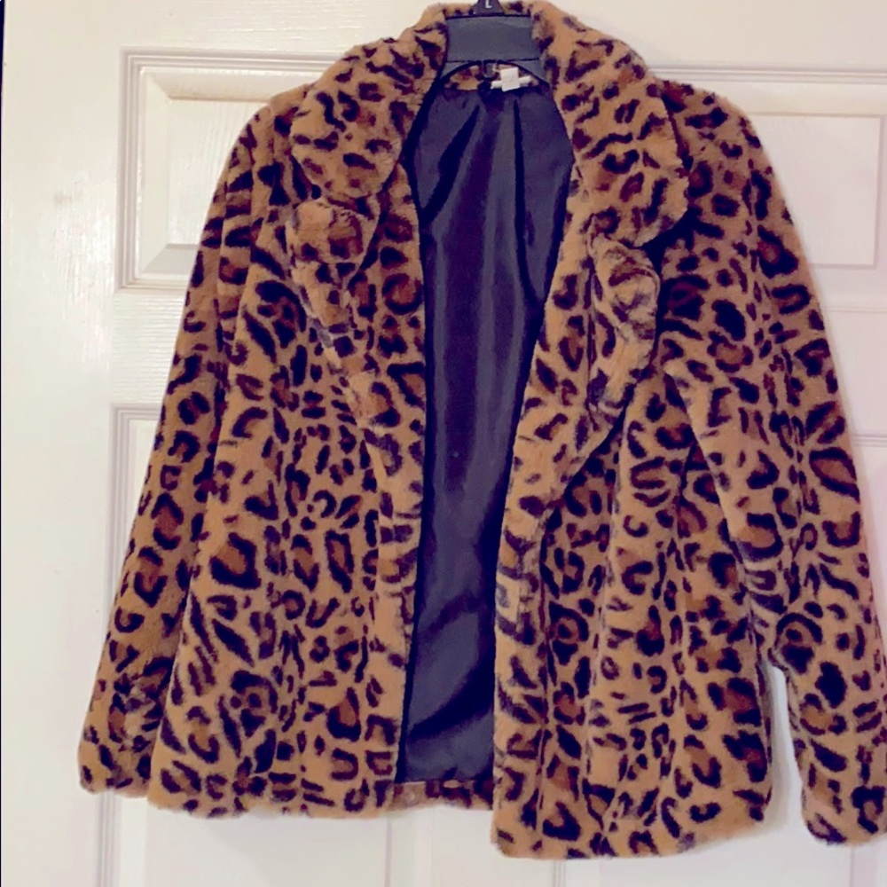 New Directions cheetah coat